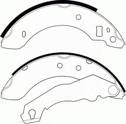 FERODO FSB554 Brake Shoe Set